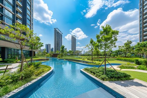 現(xiàn)代商業(yè)住宅小區(qū)景觀(guān)效果圖 非居住房地產(chǎn)租賃的專(zhuān)業(yè)視覺(jué)資源獲取指南